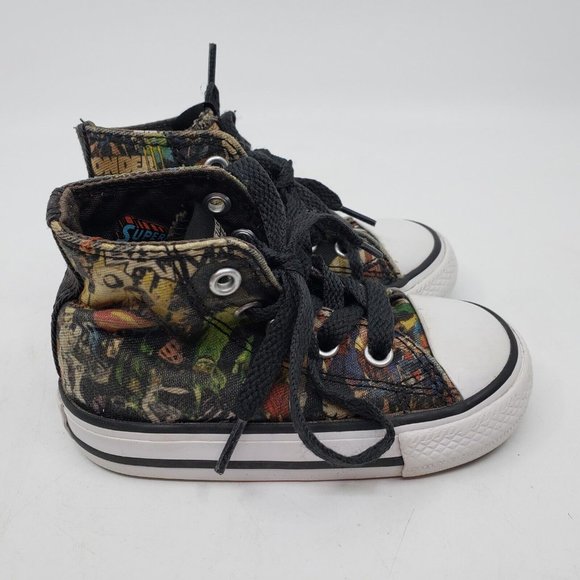 Justice League DC Comics Chuck Taylor All Stars Sneakers for Baby Infant Size 5 - Picture 4 of 10